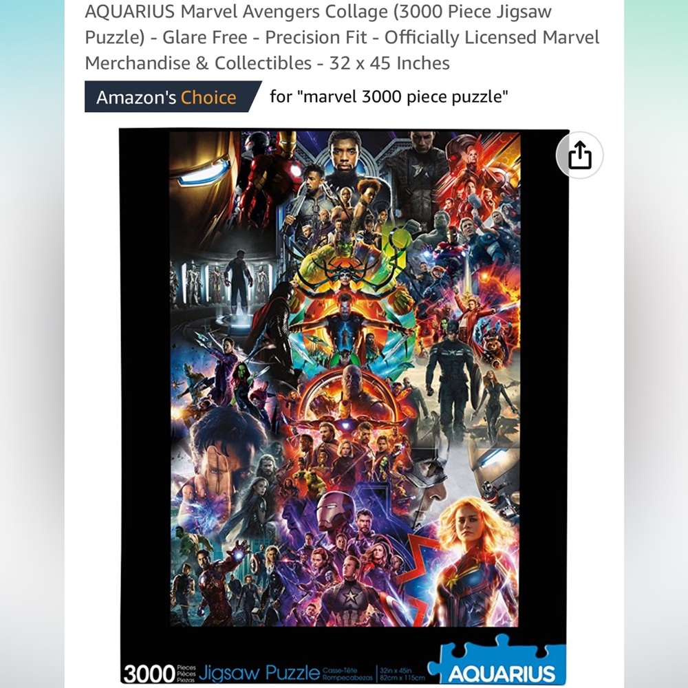 Marvel 3000 piece puzzle